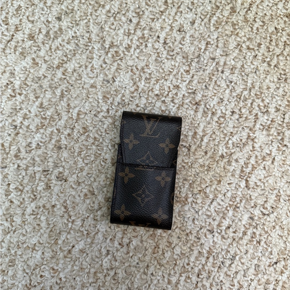 Louis Vuitton Monogram Brown and Tan Case